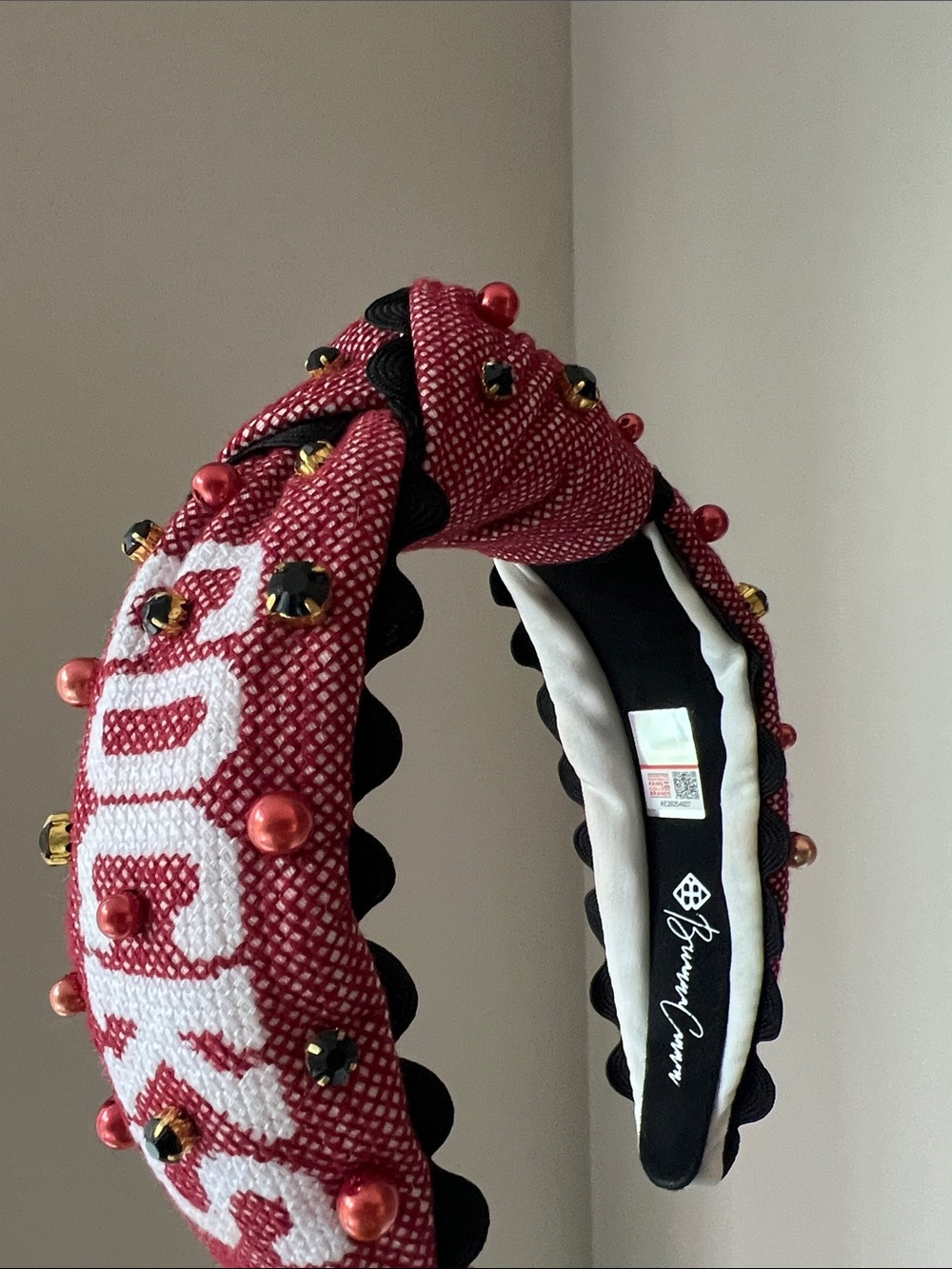 BRIANNA CANNON • COCKS • GAMECOCKS USC Crossstitch Beaded Statement Headband